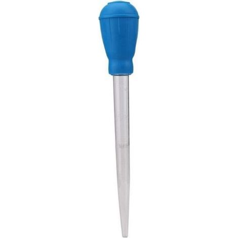 Mini changeur d'eau Manuel réservoir de Poisson changeur d'eau Compte-Gouttes d'aquarium Petit réservoir de Poisson Pompe de Tuyau d'aspiration Dispositif Propre(Bleu)