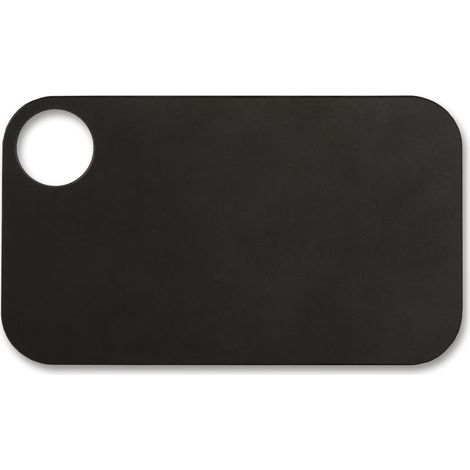 Planche à Découper en Résine Phénolique et Fibre de Cellulose,Surface Texturée Antidérapante pour Découpe Sécurisée,Hygiénique et Sans Odeur,240 x 140 mm,Série Tablas,Couleur Noire (1/5)