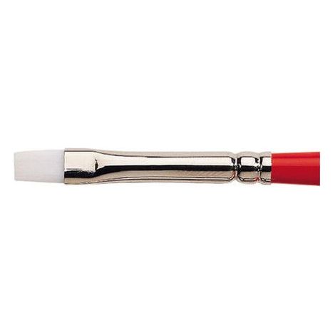 Pinceaux à manche long Winsor Newton Série 237 University taille 2 - poils synthétiques - rouge