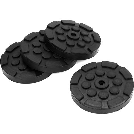 4 pièces coussinets de bras en caoutchouc ronds de voiture Auto Jacking coussinets de levage accessoires d'haltérophile (1/5)