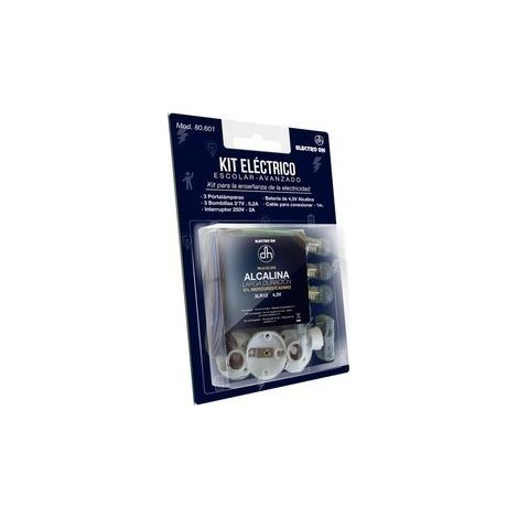 Kit Electrico Escolar Avanzado 3 Portalamparas Dh 80.601