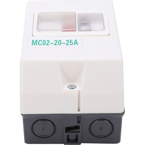 Disjoncteur de Protection Moteur 25A Étanche Remplacement MC02-20 220V/380V (1/5)