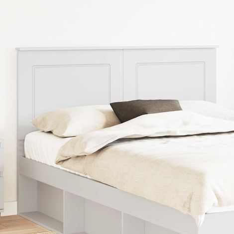 Vidaxl – Tête de lit réglable 100 cm – Bois d’ingénierie blanc – Design mural pour stabilité – Hauteur personnalisable pour matelas (1/5)