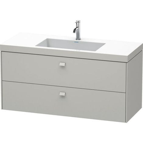 Support de lavabo BRIOSO 613x1200x480mm WT Vero Air Gris Frontfa (1/2)