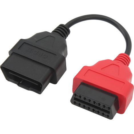 Câble adaptateur de Scanner OBD2, remplacement de Diagnostic SRS rouge pour Fiat EcuScan (1/5)