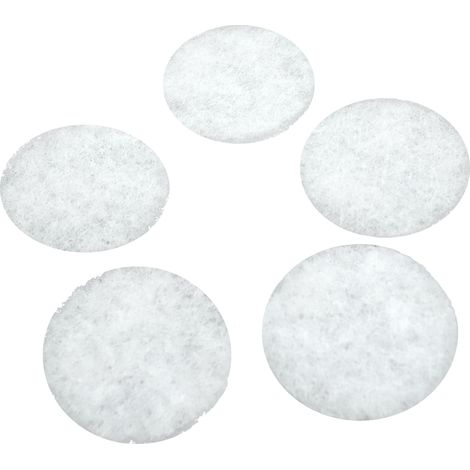 Brizz – Filtres plats pour bouches d'extraction VMC – Lot de 5 pièces – Polyester lavable – Classification G2 – Ø 85 mm