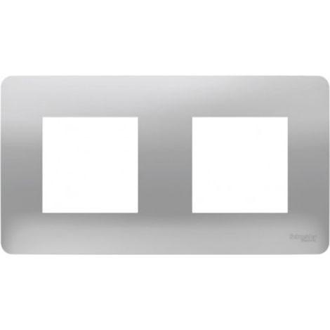 Plaque Unica Studio - 2 postes - Aluminium (1/2)