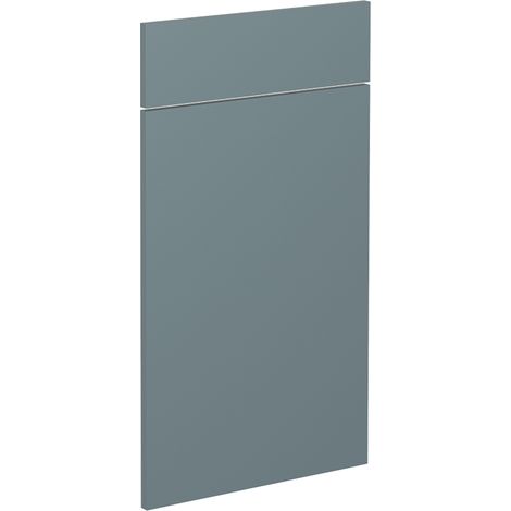 Façade de cuisine R-Line, Bleu-gris, 39.6x70.8cm façade de meuble pour meuble bas à tiroirs, Vicco (1/5)