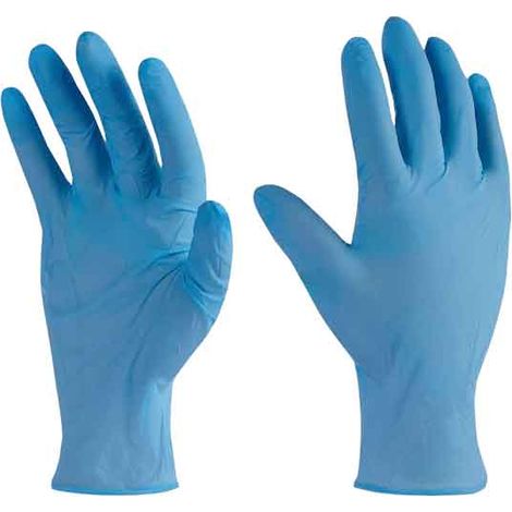 GUANTO MONOUSO IN NITRILE 'ONE SHOT AZUL' UPOWER Tg. XL - Confezione 100 pezzi