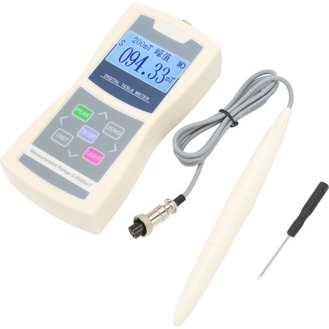 Digitales, tragbares Hand-Magnetfeldmessgerät zur Messung der magnetischen Flussdichte und der Gauss-Messung für Permanentmagnete mit Sonde (1/5)