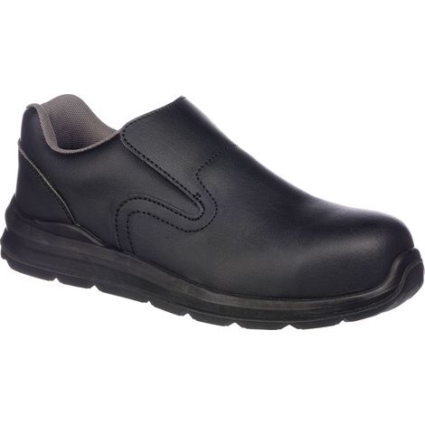 Scarpa di sicurezza slip-on nera 39