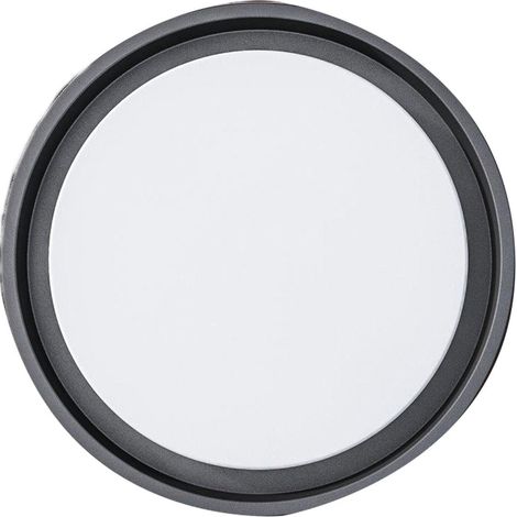 Applique Murale LED Extérieure Ronde 27 cm Anthracite Métal et Plastique IP54 pour Entrée et Balcon - PANGIVO (1/5)