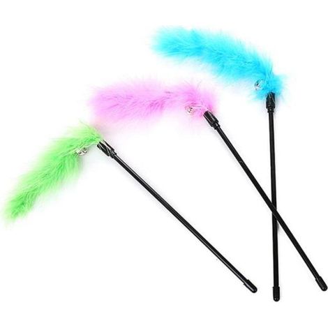 Lot de 3 bâtonnets pour animaux de compagnie de couleurs assorties (1/4)