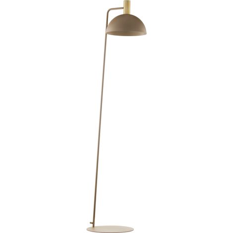 Lampadaire VITRUM GOLD Sigma Lighting beige et or 1xE27 15W métal abat-jour rond (1/3)
