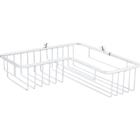 Panier de douche d'angle 27277 cm blanc - CRISTINA ONDYNA SH86824 (1/2)