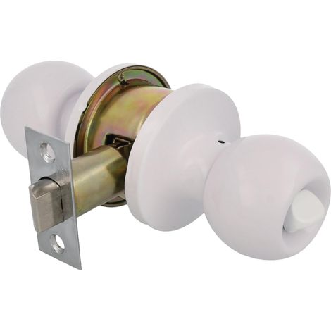 AMIG Serrure tubulaire 612 Laiton Blanc (1/5)