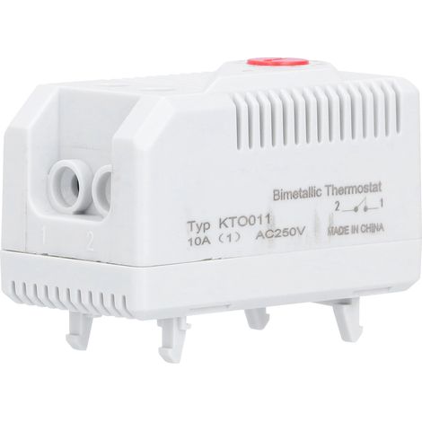 Thermostat mécanique KTO 011, interrupteur de régulation de température réglable pour les communications et la production d'énergie éolienne (1/5)