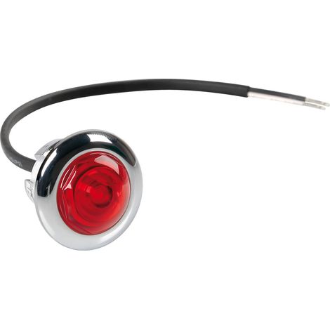 Luce ingombro - 1 Led - 12/24V - Rosso (1/4)