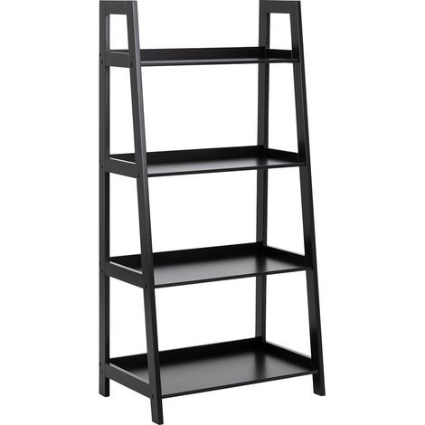 Wally bibliothèque 4 étagères noires. (1/5)