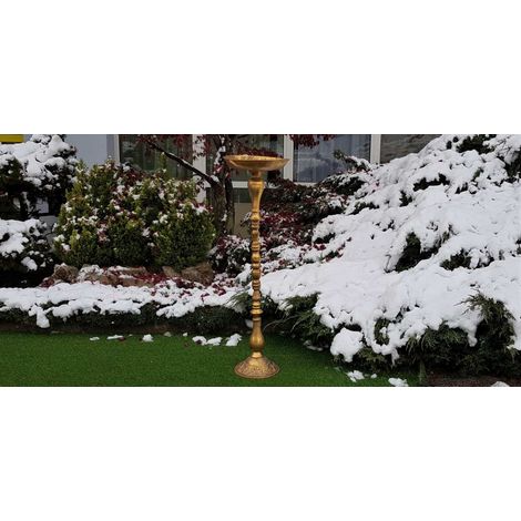 BONTURI CASA HOME DECORATION Braciere H 129 Cm D 38 Cm Metallo Gold