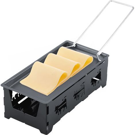 Plaque à Raclette Non Adhésive Portable - Set de Four et Poêle pour Cuisson et Grill à Domicile (1/5)