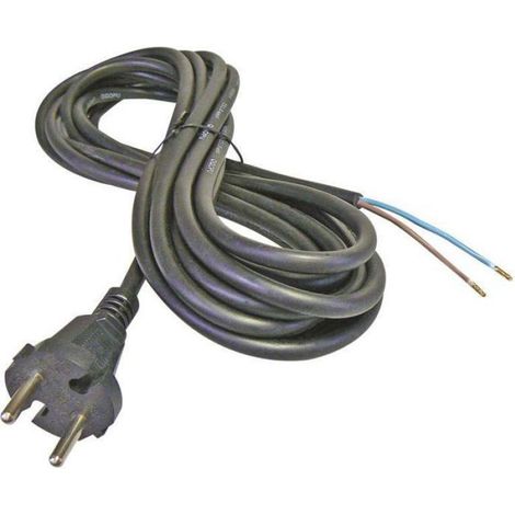 Fils electriques - torons - conducteurs Emos - S03330 - Câble de connexion H05RR-F 2 x 1,5mm 3m ()