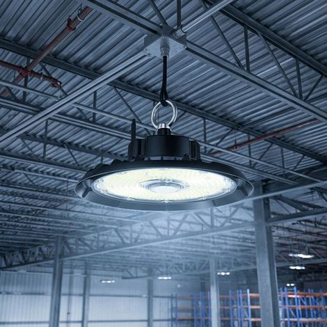 V-TAC PRO Campana Industriale LED 100W UFO 6500K Chip CREE IP65 Nero – SKU 240746 (1/5)
