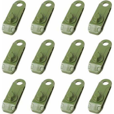 Pinces à bâche plastique pour tente ou toile d’ombrage (1/5)