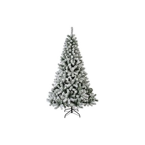Arbol de navidad monarca nevado ø116x180cm.