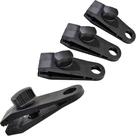 TERRE JARDIN - Clips de sujeción para lonas - Se venden en packs de 4