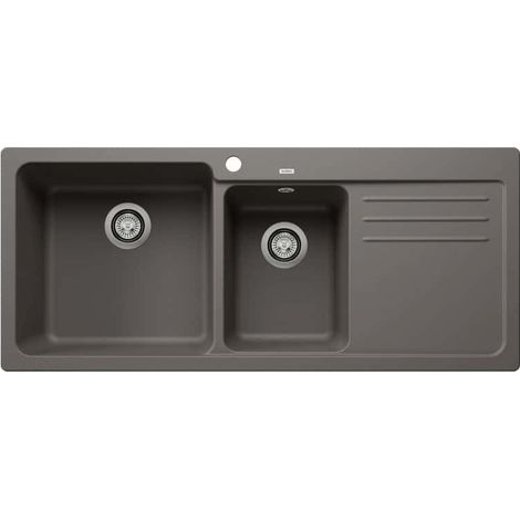 Evier Blanco Naya 8S Silgranit - 000000 - Egouttoir A droite