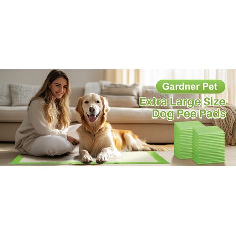 FLITI XL Puppy Training Pads 55x56cm, Super Absorbent & Leak-Proof, Pack of 20/50/100, 6 Pads, Quick-Drying for Dogs, Cats, Rabbits (1/5)