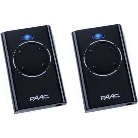 Mando a distancia XT4 868 SLH negro - Paquete de 2 - Negro (1/5)