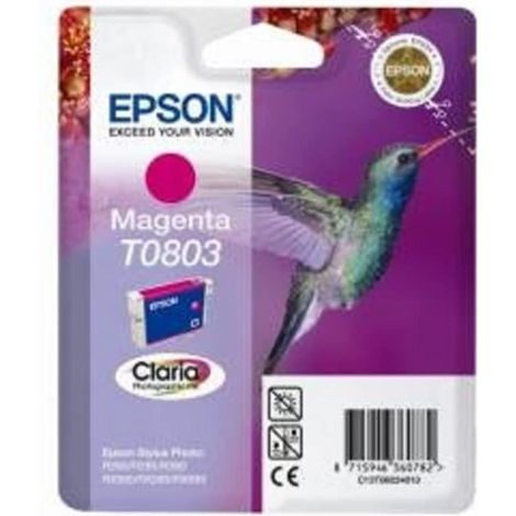 Cartucho Epson T0803 Magenta STYLUS PHOTO R265/R285/R360/RX560/RX585/RX685/PW700W/PX800FW