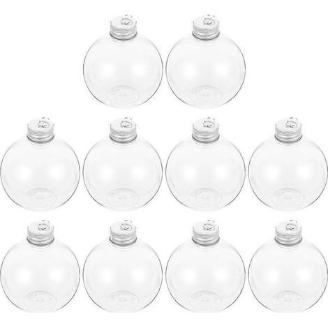 Set mit 10 Weihnachtsdekorationen zum Befüllen von Wasserflaschen, zum Verschließen oder Wiederbefüllen (1/5)