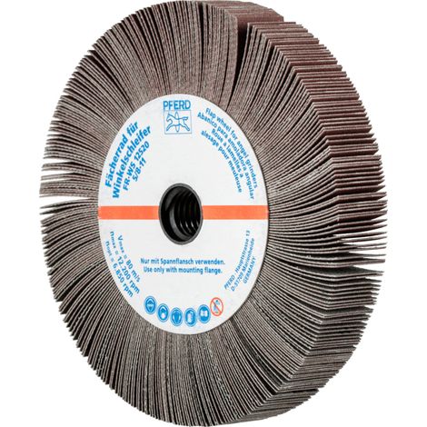 PFERD TOOLS Lamellenschleifrad für Winkelschleifer FR WS Ø 125x20mm 5/8-11 A320 universelle Anwendung 2 Stk
