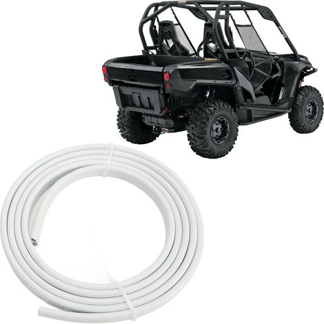 Câble marin triple couche 10 AWG en cuivre étamé, idéal pour les haut-parleurs automobiles et marins, ainsi que les panneaux solaires (longueur : 6 m). (1/5)