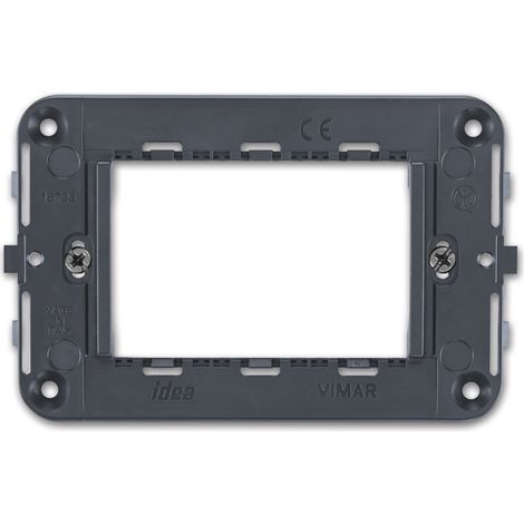 Supporto 3M Arké Idea + viti grigio Vimar 16723