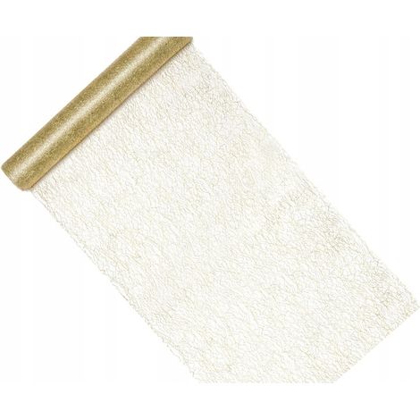 Rete decorativa - Fibra, oro, 0,36x9m (1/3)