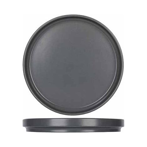 6 x assiettes plates ALTO 19.5cm - Anthracite - Grès - Cosy&Trendy