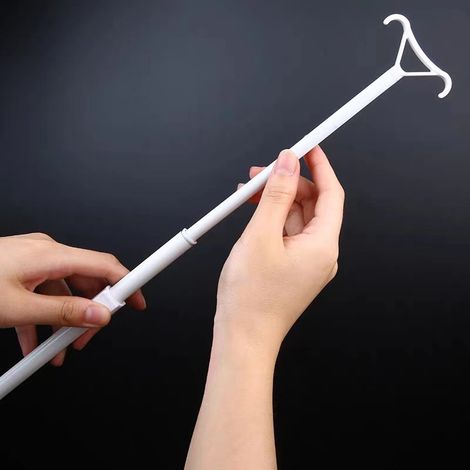 73-135CM adjustable curtain rod, aluminum alloy swivel rod, Venetian blind, adjustable length curtain rod and hanging rod (1/5)