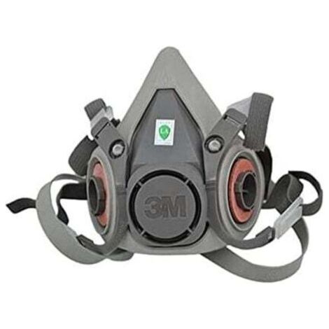 Demi-masque réutilisable 3M XA007702658 6200M, taille M, gris, avec filtre à particules 5935PRO2 - Filtre à poussières fines avec niveau de protection P3 (1/4)