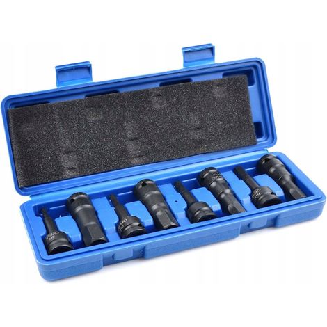 Clés et douilles Geko hex impact 1/2 pouce 8 pièces (1/3)