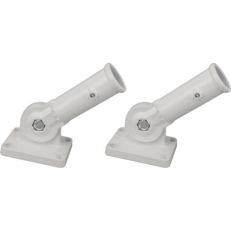 supports de drapeau réglables en alliage d'aluminium, fixation murale multipositions à 180° pour l'extérieur de la maison (1/5)