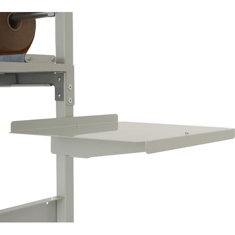 PROVOST - Tablette latérale en acier gris pour table d'emballage ou poste de travail