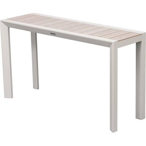 Tavolo da giardino a 2 posti in lino beige evasion - Hespéride