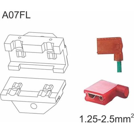 Matrice per faston preisolato 1.25-2.5 mmq