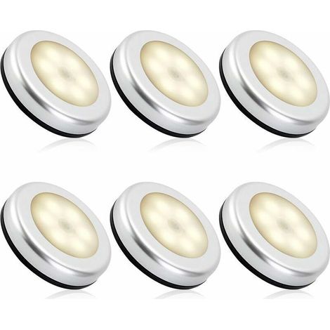 Bewegungsmelder-Nachtlicht für den Innenbereich, batteriebetriebene LED-Bewegungsmelderlampe für Treppen, LED-Beleuchtung für Schrank, Garderobe, Flur, Kinderzimmer, automatisches Ein-/Ausschalten (6