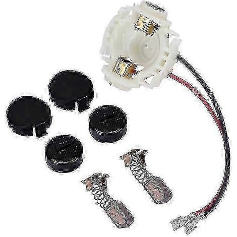 Kit balai de charbon + tête de balai + capuchon de balai + porte-balais. Modèles compatibles : 638921-2, 638448-2, CB430, BGA450, BGA452, BJS160, BJS161, DGA452REF, GA400. Version : 0617 SP (1/5)
