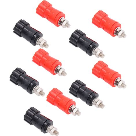 Lot de 10 bornes de raccordement électrique en alliage d'argent ABS, accessoires de jonction électrique 50015 (1/5)